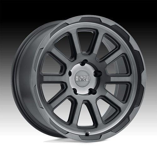 Black Rhino Chase Brushed Gunmetal Custom Truck Wheels 1